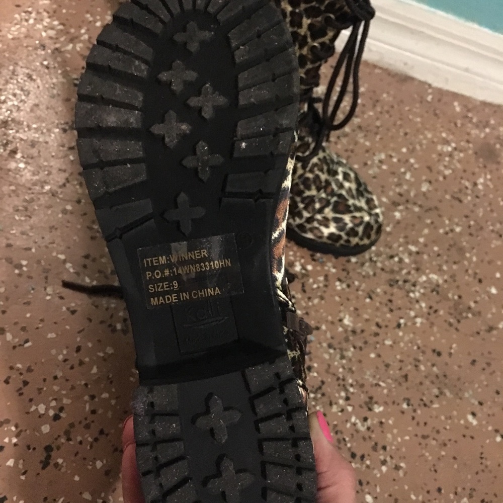 Animal Print Boots - Picture 5 of 8